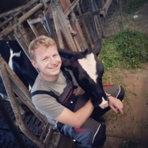 Bauer Max und die Kuh Marla